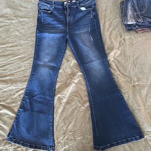 #74 KanCan Dark Blue Flare Jeans